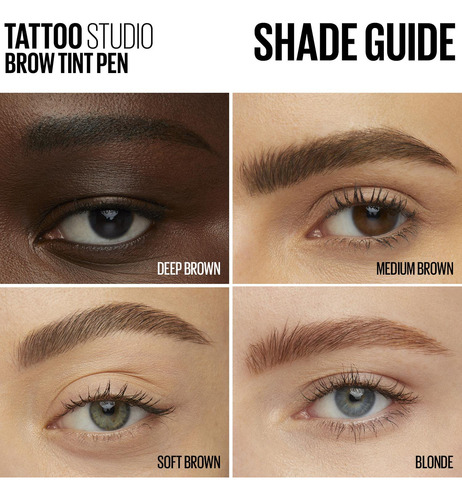 Caneta Para Sobrancelhas Maybelline New York Tattoostudio, M