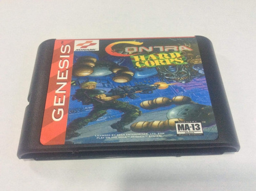 Juego Contra Hard Corps Compatible Con Sega Genesis