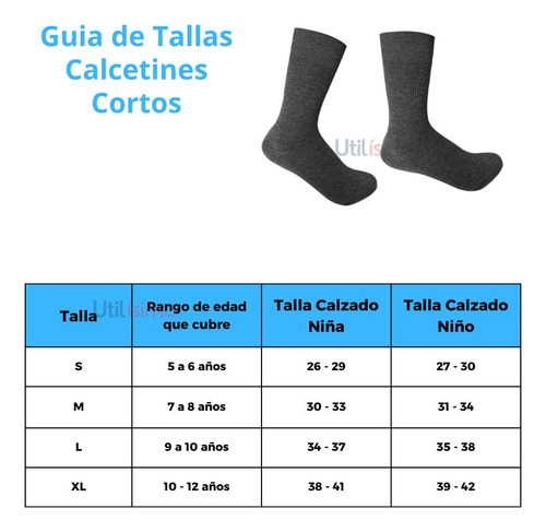 Pack 3 Calcetines Escolar Corto Gris BambĂș Unisex