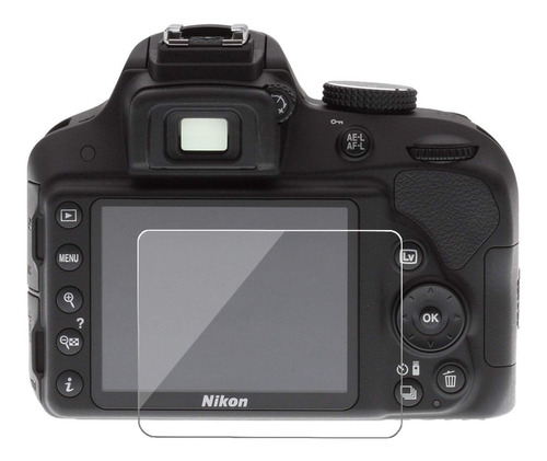 Imagen 1 de 3 de Glass Protector De Pantalla Nikon D3500