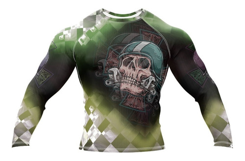 Doxe Jersey Playera Slim Fit Calavera Mecánico Casco Llave 