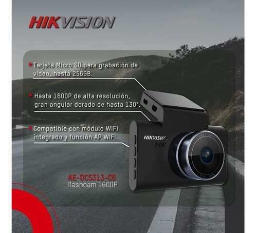 Camaras Seguridad Vehiculo Hikvision Dashcam C6  2k 