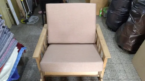 Futon Un Cuerpo C/ Pie Y Colchones En Placa / Envio Gratis