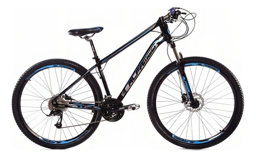 Bicicleta mountain bike Alfameq Bull R29 tamanho do uadro 17" - preto/azul