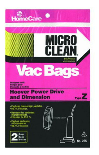 Bolsa Vac Microcln Z Bg*****home Care Industries Inc