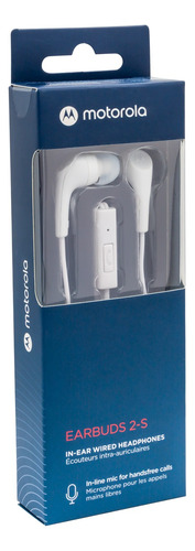 Audífono Moto Earbuds2-s Manos Libres In-ear Blanco Motorola