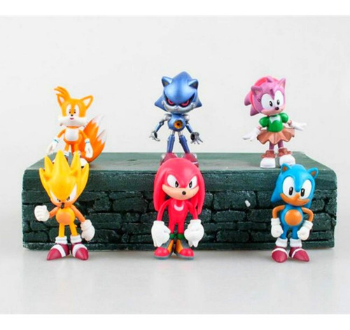 Figuras De Sonic (set 6 Piezas) 5,5cm