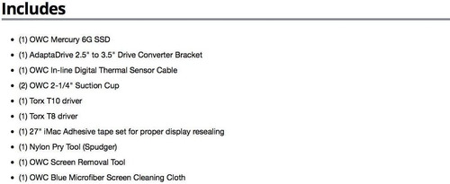 Kit Ssd 2tb Para iMac 27 Desde 2012 Al 19 C/ Sensor Termico