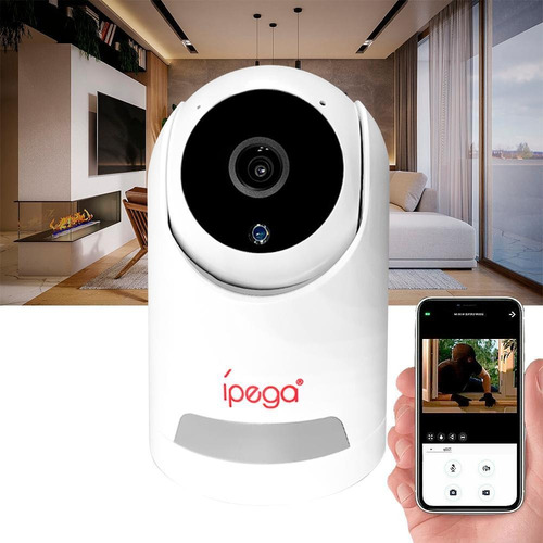 Câmera Ip Smart Alexa Tuya Colorida 1080p Áudio Visão Noturn