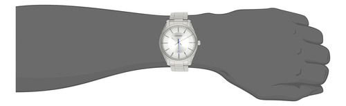 Reloj De Hombre De Acero Inoxidable Y Cuarzo Clásico