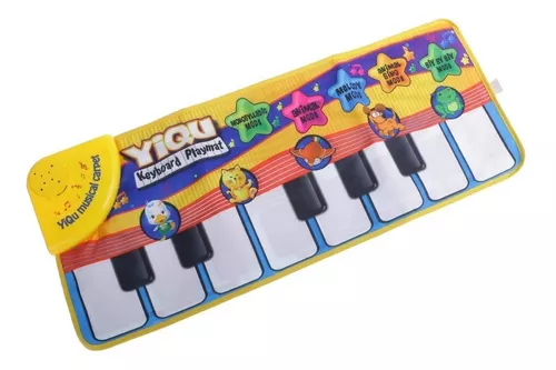 Piano Infantil Elétrico Turbinho Branco