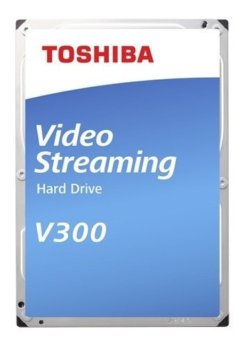 Imagen 1 de 2 de Disco duro interno Toshiba V300 Video Streaming HDWU110UZSVA 1TB gris