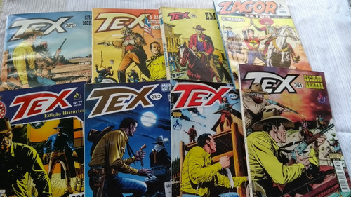 Tex Variados Lote Com 7 Gibis Baratos Grátis Zagor Extra 19