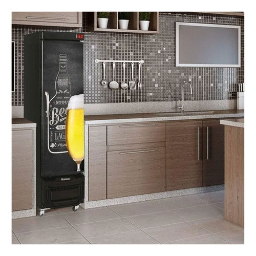 Cervejeira Vertical Gelopar Grb-23e Qc 228l Preto