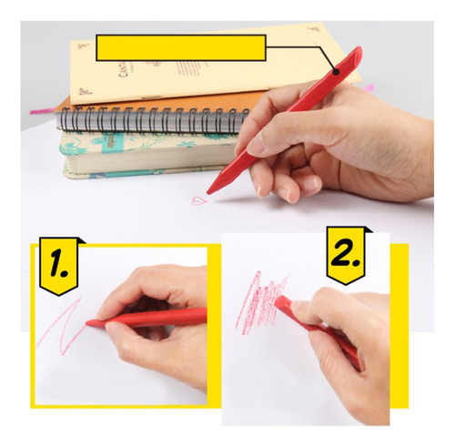 Crayones De Plástico Crayones Para Estudiantes Borrables