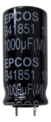 Capacitor Eletrolico Aluminio Epcos 1000uf 25v B41851a5108m