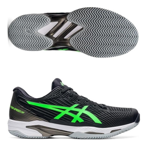 Imagem 5 de 5 de Tênis Asics Solution Speed Ff 2 Clay Masculino- Preto/verde