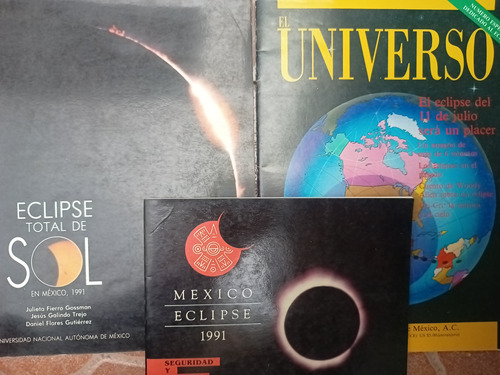 6 Revistas Y Recortes De Diarios Del Eclipse Julio 1991  