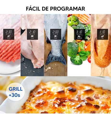 Microondas Samsung Con Grill 800w 23l 6 Niv. Eco Mode