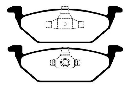 Juego Pastillas De Freno Delans Litton P/ Volkswagen Suran