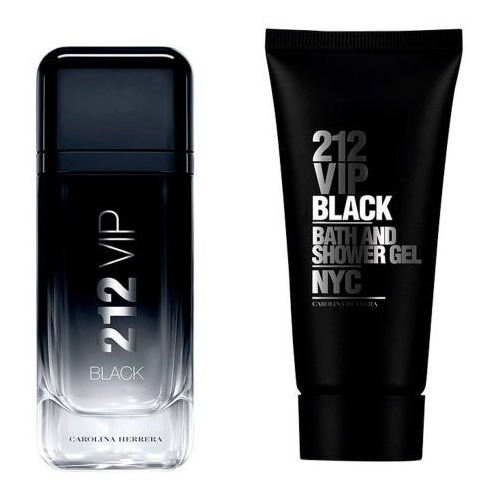 Set Carolina Herrera 212 Vip Men Black Edp 100ml Premium