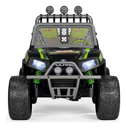 Peg Perego Polaris Rzr Pro Green Shadow 24 Voltios Para Mont