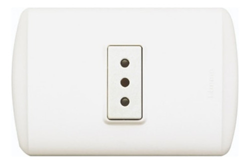 Enchufe 10a Simple Para Embutir Bticino Modus Style Blanco