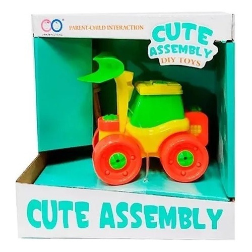 Tractor Para Armar Y Desarmar Cute Assembly Con Herramientas