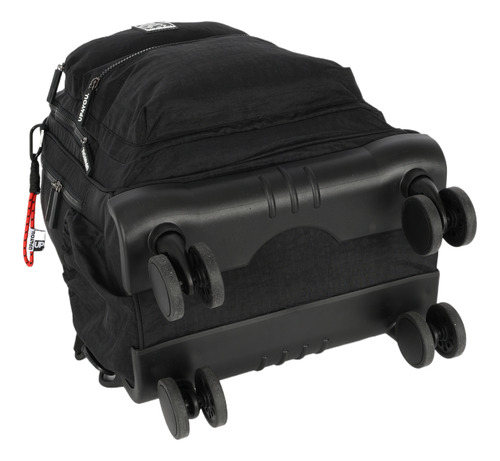 Mochila Rodinhas 360° Masculino Crinkle Notebook Up4you Cor Preto