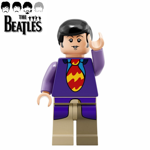4 Minifiguras The Beatles Compatível Lego - Disponível