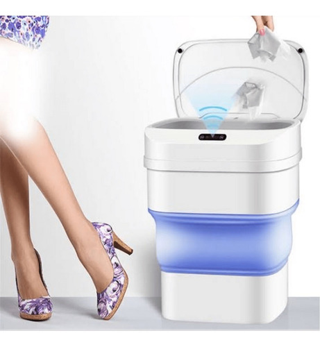 Tacho De Basura Inteligente Con Sensor Baño Cocina