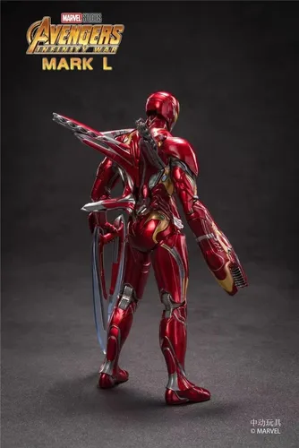 Zt 10º Aniversario 7 Pulgadas Deluxe Marvel Iron Man Mk50