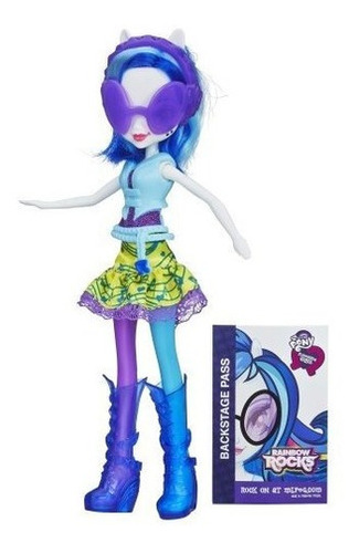 Muñeca My Little Pony Equestria Girls Dj Pon-3 (neon Rainbo