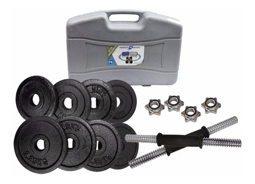 Kit Mancuernas 18 Kg Sport Fitness Negro