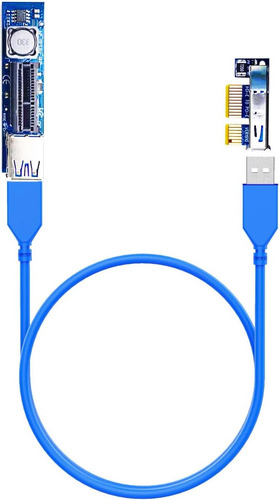 Glotrends Uex101 Cable De Extensión Pcie 3.0 X1 A X1 De 600