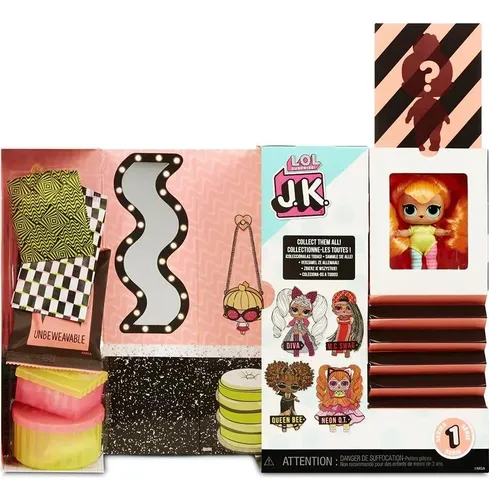 Muñeca L.o.l. Surprise! Jk Neon Q.t. Mini Con 15 Sorpresas