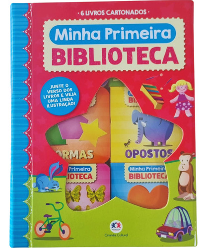 Livro Box Com 6 Minilivros Minha Primeira Biblioteca Com Pequena Avaria