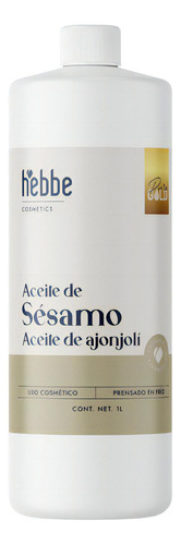 Aceite Graso De Sesamo Ajonjolí (cosmética Y Alimentos) 1 L Tipo De Piel Seca
