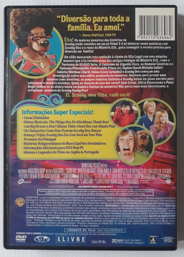 Dvd Original Scooby-doo 2 - Monstros À Solta
