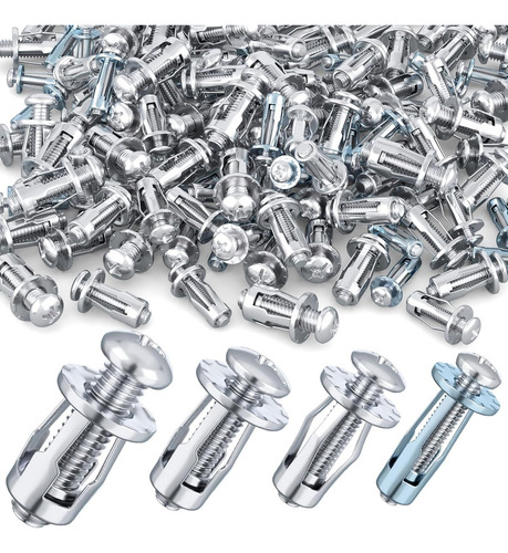 40 Tuercas De Pétalos De Tornillo De Expansión, M4 M5 M6 M8, Tuercas De Gato Resistentes A La Corrosión, Tuercas De Inserción De Metal Para Pared Hueca, Hierro Plástico, Tablero De Plástico