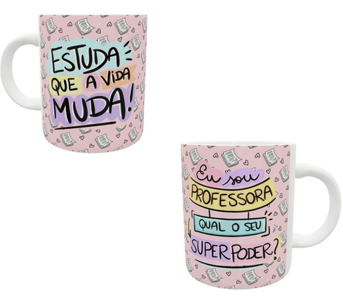 Caneca Decorativa - Estuda Que A Vida Muda!