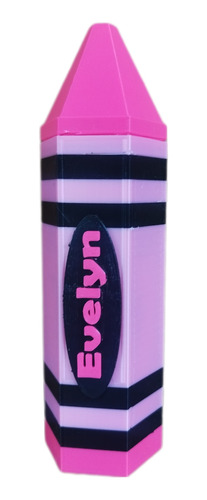 Portalapices En Forma De Crayola Personalizada