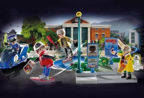 Playmobil - De Volta Para O Futuro Parte Ii Com Fuga