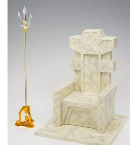 Cloth Myth Poseidon Bandai Crown 30cm Com Trono Raro Lacrado