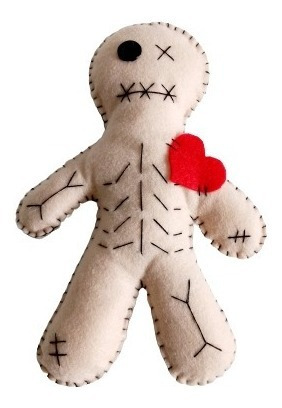 Imagem 4 de 8 de Boneco Voodoo Vodu Vudu De Feltro 6 Unidades