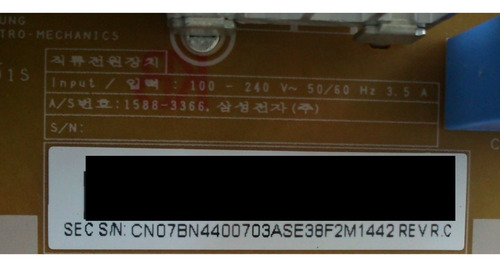 Fuente Samsung Bn44-00703a L48s1_esm Hg40nc677dfxza (Usado)