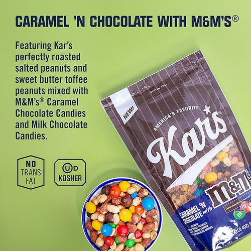 Kar´s Snacks Premium Frutos Secos Nuts Caramel M&ms 36pack
