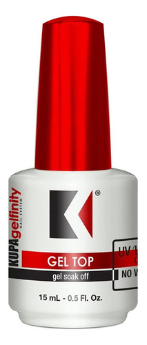 Kupa Gelfinity - Top Coat Gel De Brillo (sin Limpiar) 0.5 Fl
