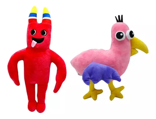 Pelúcia Creche do Banban Boneco Monstro Vermelho Banban 25cm