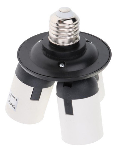 Adaptador Divisor De Bombillas E27 3 En 1
